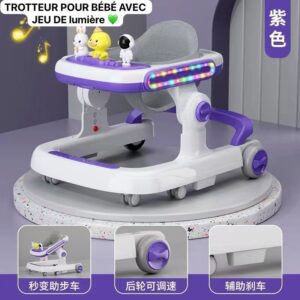 Trotteur évolutif 3-en-1, multifonction offre tout ce dont votre enfant a besoin pour explorer le monde en toute confiance