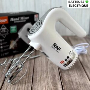 Batteur électrique RAF R.6680W, Préparez de délicieuses pâtisseries en un tour de main, Puissant, pratique et facile à utiliser