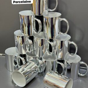 Ensemble de 12 tasses en porcelaine dorée, Un éclat luxueux pour des moments de partage uniques