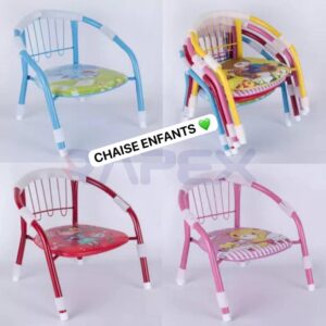 Chaise parfaite pour les petits aventuriers, Confortable, solide et colorée, elle apportera une touche de gaieté à la chambre de votre enfant