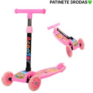 Trottinette enfant 3 roues réglable, idéale pour les petits aventuriers, Légère et facile à manœuvrer, elle s’adapte à la croissance de votre enfant grâce à son guidon réglable en hauteur, Les roues lumineuses ajoutent une touche de fun à chaque balade