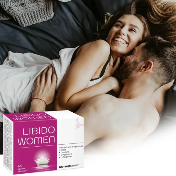 Libido Women NutriExpert – Stimulant Sexuel Naturel pour Femme (45 gélules), pour les femmes qui sont en manque d'appétit sexuel – Image 2