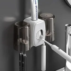 Distributeur de dentifrice et porte-brosse à dents