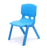 Chaise enfant en plastique jaune, Robuste, légère et facile à nettoyer, Parfaite pour la chambre ou la salle de jeux – Image 3