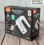 Batteur électrique RAF R.6680W, Préparez de délicieuses pâtisseries en un tour de main, Puissant, pratique et facile à utiliser