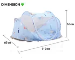 Moustiquaire portable crée un environnement de sommeil sain et protégé, Un cocon douillet pour bébé – Image 4