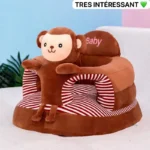 Siège d'appoint en différentes formes, Offrez à votre bébé un nid douillet avec notre siège d'appoint en forme d'écureuil, Son assise moelleuse et ses rebords soutenants assurent un confort optimal et une sécurité maximale pendant les moments de jeux – Image 6