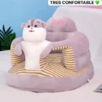 Siège d'appoint en différentes formes, Offrez à votre bébé un nid douillet avec notre siège d'appoint en forme d'écureuil, Son assise moelleuse et ses rebords soutenants assurent un confort optimal et une sécurité maximale pendant les moments de jeux – Image 16