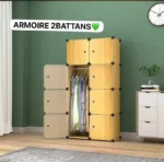 l'armoire 12 cubes en plastique, Organisez votre espace avec style et simplicité – Image 4
