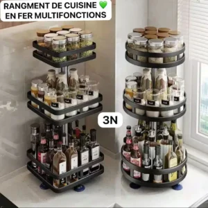 Etagère à épices rotative, Un incontournable pour une cuisine bien organisée