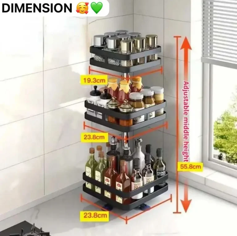 Etagère à épices rotative, Un incontournable pour une cuisine bien organisée – Image 2