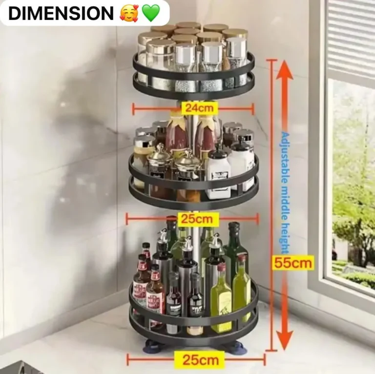 Etagère à épices rotative, Un incontournable pour une cuisine bien organisée – Image 4
