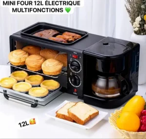 Four Electrique, Appareil de cuisine multifonctionnel "3-en-1"