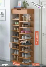 Range-chaussures compact et élégant – Image 3