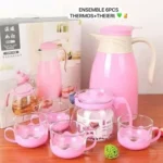 Ensemble thermos et théière 6 pièces, Simplifiez-vous la vie avec cet ensemble tout-en-un – Image 2