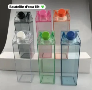Bouteille incassable de 1 litre, Écologique et économique
