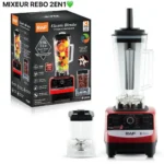 Mixeur Rebot 2 en 1, Mixez tout ce que vous voulez en un clin d'œil, Un gain de temps précieux – Image 3