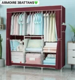 Armoire 3 battants, Organisez votre espace avec style, Idéale pour toutes les pièces – Image 3