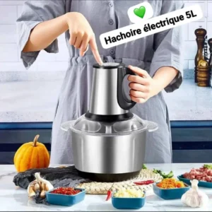 Hachoir électrique, Puissant et efficace, notre hachoir électrique est équipé d'un moteur robuste capable de hacher les aliments les plus durs, Gagnez du temps et de l'énergie en cuisine