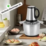 Hachoir électrique, Puissant et efficace, notre hachoir électrique est équipé d'un moteur robuste capable de hacher les aliments les plus durs, Gagnez du temps et de l'énergie en cuisine – Image 3