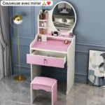 Coiffeuse à LED, Élégante et moderne, Un éclairage doux et uniforme pour un maquillage précis – Image 2