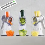 Râpe multifonction 4-en-1, Râpez, émincez, hachez en un clin d'œil avec notre râpe 4-en-1, Parfaite pour préparer vos salades, vos gratins et vos plats préférés – Image 3