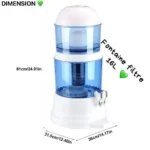 Fontaine filtrante 16L vous offre une eau fraîche et saine en toute simplicité, Cette fontaine filtrante élimine les impuretés et améliore le goût de votre eau – Image 2