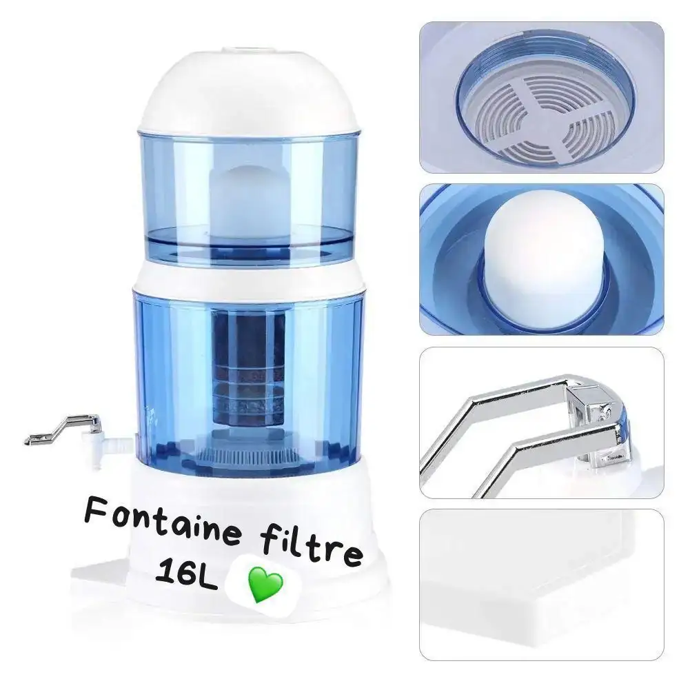 IMG-20240909-WA0021 Fontaine filtrante 16L vous offre une eau fraîche et saine en toute simplicité, Cette fontaine filtrante élimine les impuretés et améliore le goût de votre eau – Image 1