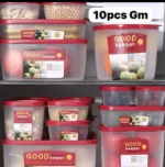 Ensemble de 10 boîtes de conservation hermétiques vous permet de stocker vos aliments en toute fraîcheur – Image 4