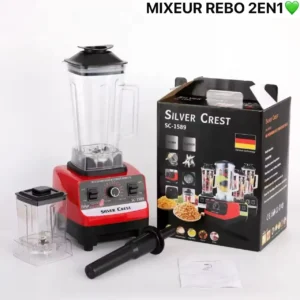 Mixeur Rebo 2-en-1 Silvercrest, Le compagnon idéal de votre cuisine, Ce mixeur multifonction vous offre une infinité de possibilités