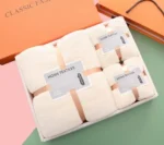 Serviettes de bain en coton éponge, Ultra-absorbantes et moelleuses, elles apporteront une touche de fraîcheur à votre salle de bain – Image 2