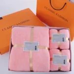 Serviettes de bain en coton éponge, Ultra-absorbantes et moelleuses, elles apporteront une touche de fraîcheur à votre salle de bain – Image 3