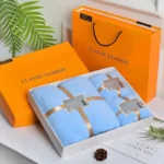 Serviettes de bain en coton éponge, Ultra-absorbantes et moelleuses, elles apporteront une touche de fraîcheur à votre salle de bain – Image 4
