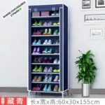 Range-chaussures, Rangez toutes vos chaussures avec style grâce à cet élégant rangement à 10 niveaux ! Compact et pratique, s'adapte à tous les intérieurs – Image 2