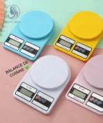 Balance de cuisine colorée et compacte, l'alliée parfaite pour réaliser toutes vos recettes avec succès, Pesez, mesurez, cuisinez – Image 3