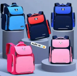 Sac à dos scolaire ALBV-160G : Le compagnon idéal pour les petits écoliers ! Léger, résistant et coloré