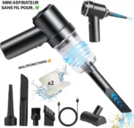 Mini Aspirateur sans fil, Votre allié pour une voiture toujours propre, puissant et pratique, aspire tout ce qui vous gêne – Image 2