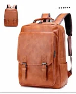 Sac à dos en simili cuir, Style vintage, praticité moderne, Parfait pour le quotidien et les voyages, Grand format, nombreux compartiments, Un compagnon idéal pour le travail ou les loisirs – Image 13