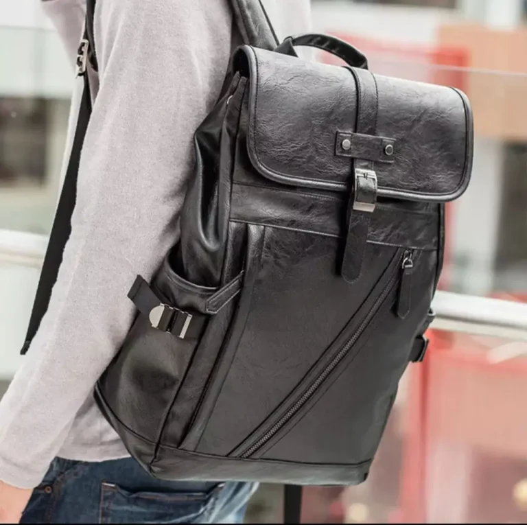 Sac à dos en simili cuir, Style vintage, praticité moderne, Parfait pour le quotidien et les voyages, Grand format, nombreux compartiments, Un compagnon idéal pour le travail ou les loisirs – Image 8