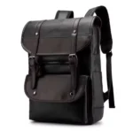 Sac à dos en simili cuir, Style vintage, praticité moderne, Parfait pour le quotidien et les voyages, Grand format, nombreux compartiments, Un compagnon idéal pour le travail ou les loisirs – Image 14