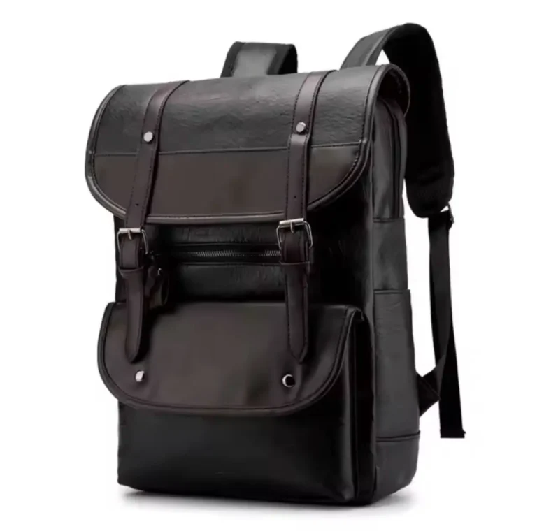 Sac à dos en simili cuir, Style vintage, praticité moderne, Parfait pour le quotidien et les voyages, Grand format, nombreux compartiments, Un compagnon idéal pour le travail ou les loisirs – Image 14