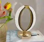 Lampe de table en cristal LED, Élégance et luminosité pour votre intérieur, Design moderne, lumière tamisée, Lampe décorative, Crée une ambiance chaleureuse et raffinée, Parfaite pour la chambre ou le salon – Image 8