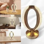 Lampe de table en cristal LED, Élégance et luminosité pour votre intérieur, Design moderne, lumière tamisée, Lampe décorative, Crée une ambiance chaleureuse et raffinée, Parfaite pour la chambre ou le salon – Image 3