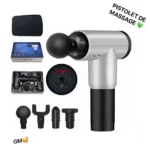 Pistolet de massage, Soulagez vos douleurs musculaires en un clin d'œil avec notre pistolet de massage multifonction, Idéal pour les sportifs, les personnes actives et celles qui recherchent une détente profonde