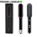 Peigne lisseur GM allie douceur et efficacité pour des cheveux lisses et brillants en un seul passage, Lissez, démêlez, sublimez, Le peigne lisseur GM, c'est la solution rapide et sans effort pour une chevelure de rêve – Image 4