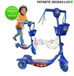 Trottinette enfant 3 roues réglable, idéale pour les petits aventuriers, Légère et facile à manœuvrer, elle s'adapte à la croissance de votre enfant grâce à son guidon réglable en hauteur, Les roues lumineuses ajoutent une touche de fun à chaque balade
