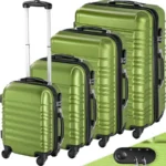 Ensemble de 3 valises rigides, Partez en voyage l'esprit léger, Parfaites pour tous vos déplacements, elles sont légères, robustes et équipées de roulettes multidirectionnelles – Image 2