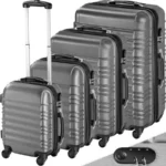 Ensemble de 3 valises rigides, Partez en voyage l'esprit léger, Parfaites pour tous vos déplacements, elles sont légères, robustes et équipées de roulettes multidirectionnelles – Image 6