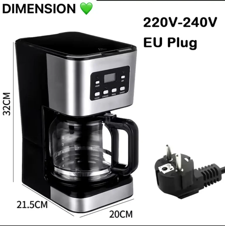 Cafetière programmable 12 tasses, Réveillez-vous avec l'arôme du café frais, Facile à utiliser, elle vous permet de programmer votre café à l'avance et de profiter d'un délicieux café chaque matin – Image 5
