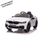 Voiture électrique enfant BMW M5, Véhicule miniature haut de gamme, Télécommande parentale, Roues en caoutchouc, Cadeau idéal – Image 2